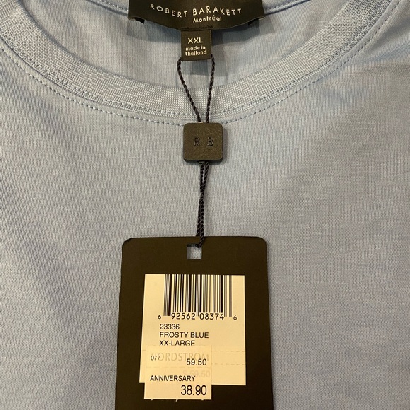 Robert Barakett short sleeve shirt, NWT - Picture 3 of 3